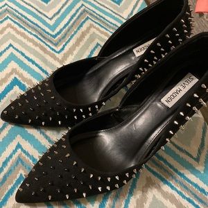 Size 11 spiked Steve Madden pumps with 4 inch heels